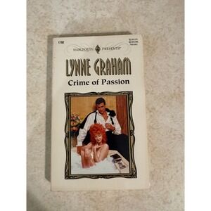 Lynne Graham Crime of Passion Harlequin Presents 1792 Vintage Romance Novel 1996